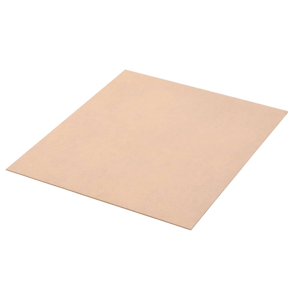 Berkfield 20 pcs MDF Sheets Square 60x60 cm 2.5 mm