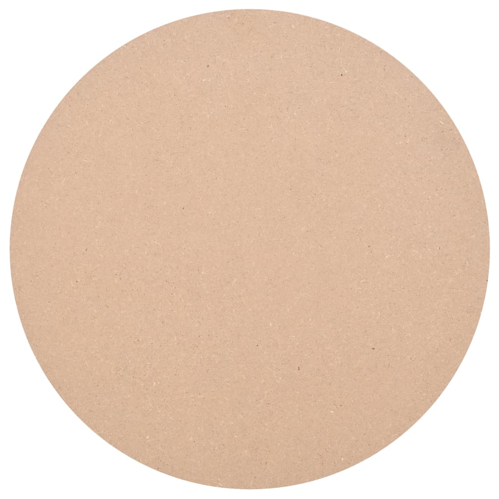 Berkfield Table Top Round MDF 500x18 mm