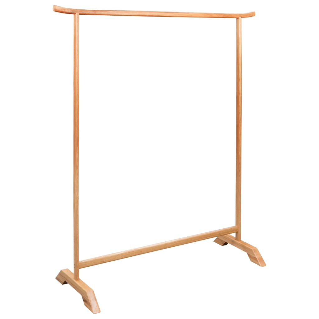 Berkfield Clothes Rack 125x175 cm Solid Oak Wood
