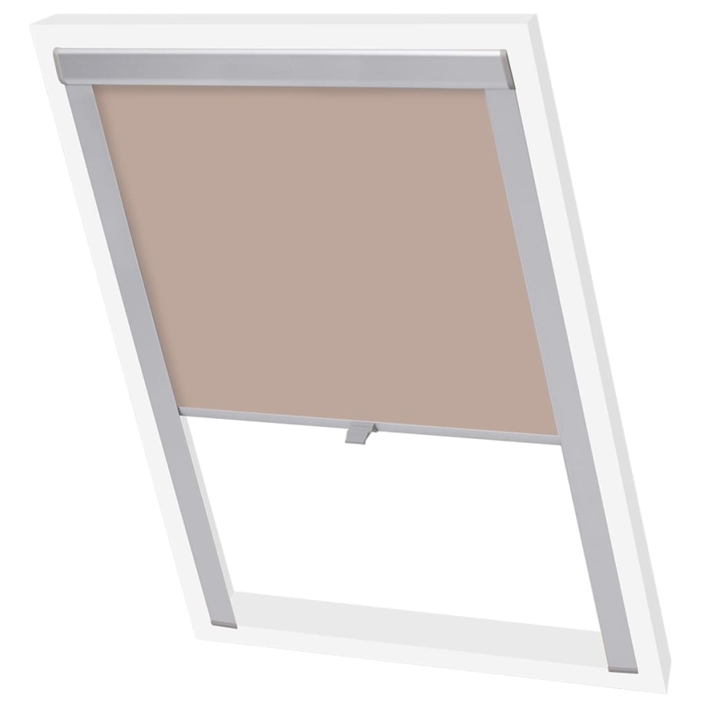 Berkfield Blackout Roller Blind Beige PK06