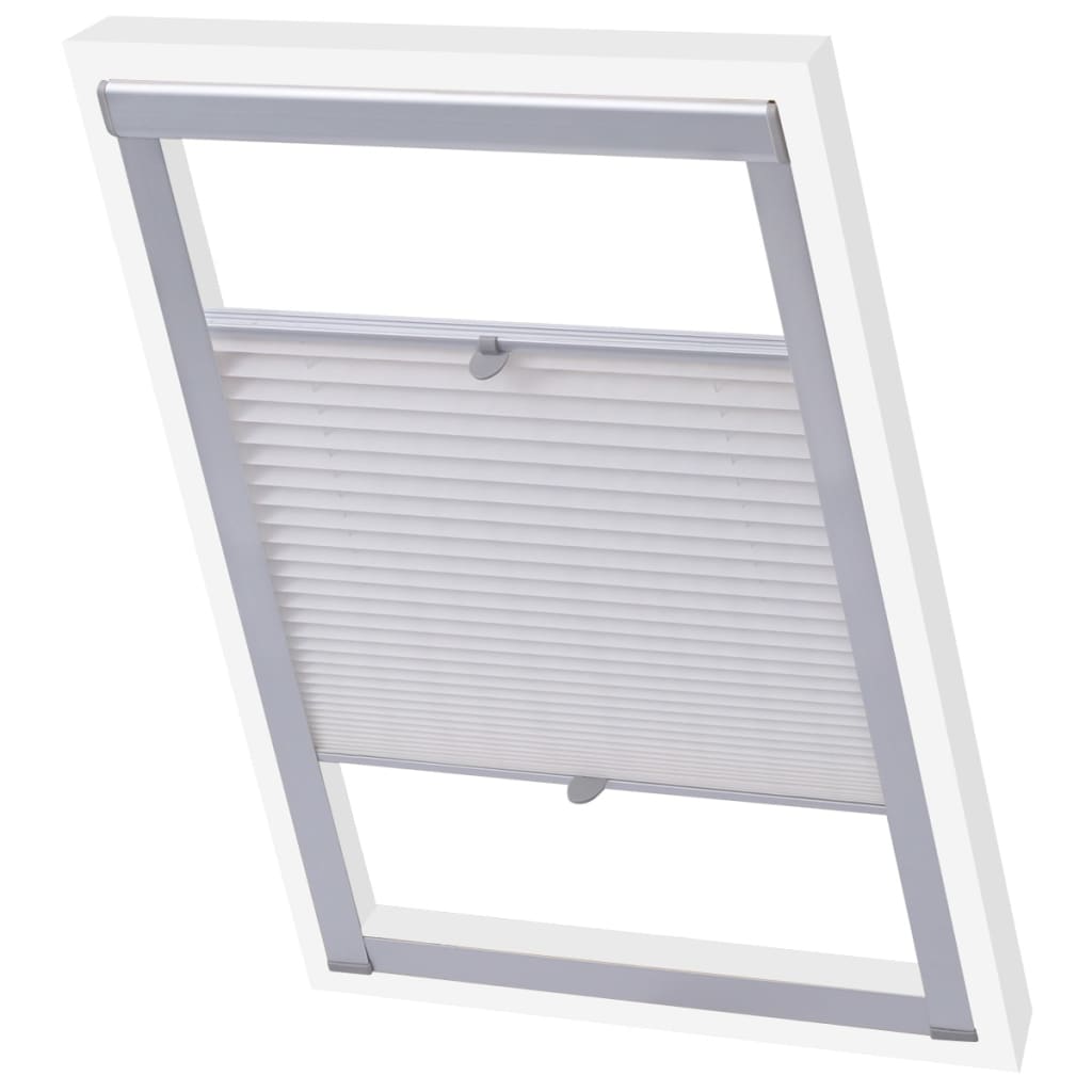 Berkfield Pleated Blind White MK04