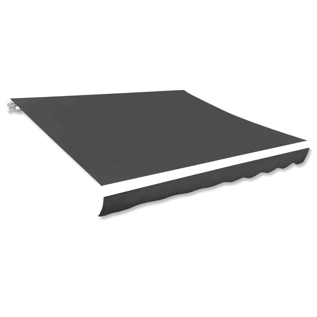 Berkfield Awning Top Sunshade Canvas Anthracite 450x300 cm