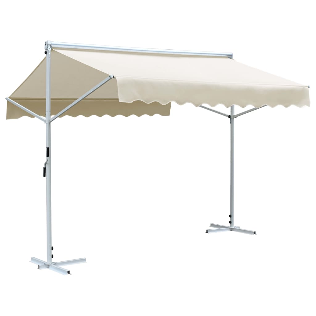 Berkfield Free Standing Awning 3x3 m Cream