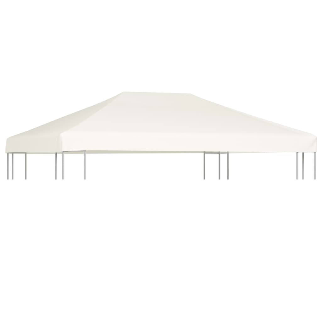 Berkfield Gazebo Top Cover 310 g/m�__ 4x3 m Cream White