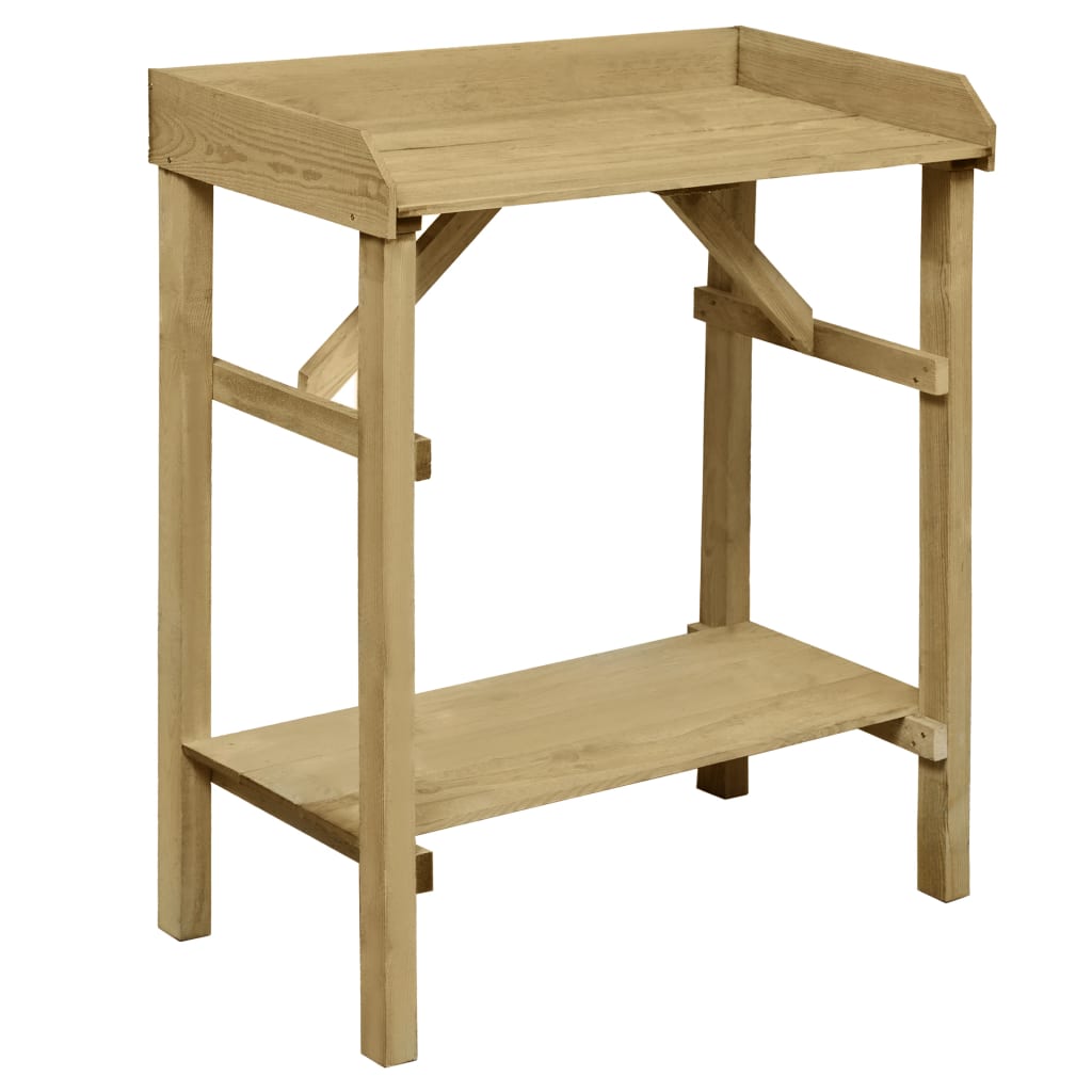 Berkfield Garden Planter Table Impregnated Pinewood 75x40x90 cm