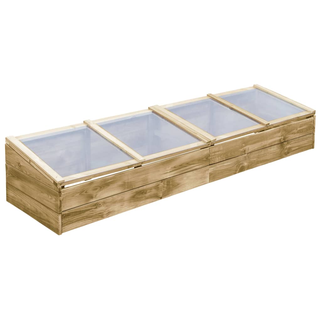Berkfield Greenhouse Impregnated Pinewood 200x50x35 cm