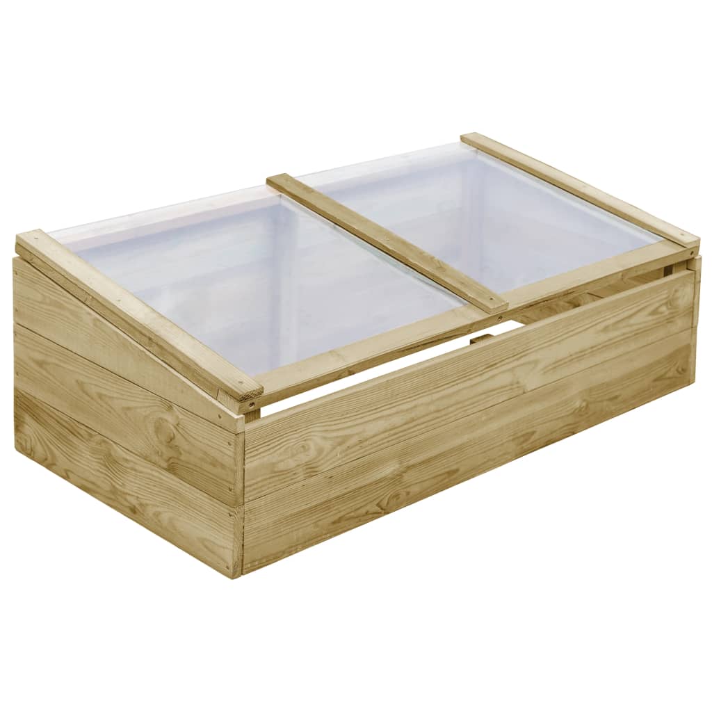 Berkfield Greenhouse Impregnated Pinewood 100x50x35 cm