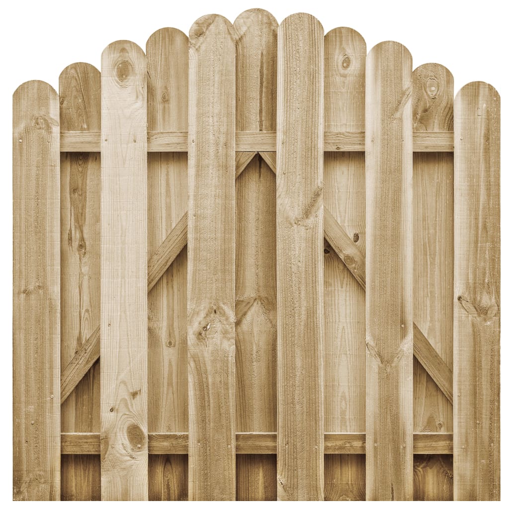 Berkfield Garden Gate Impregnated Pinewood 100x100 cm