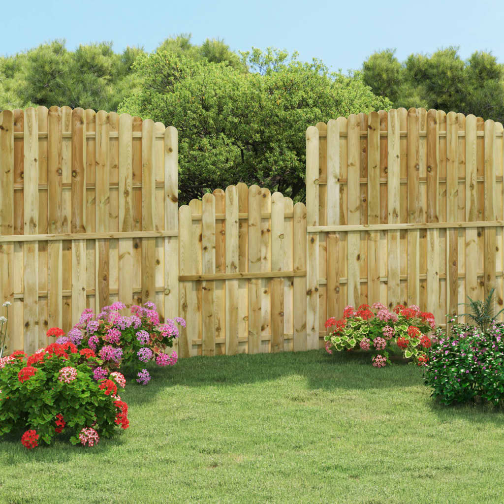 Berkfield Garden Gate Impregnated Pinewood 100x125 cm