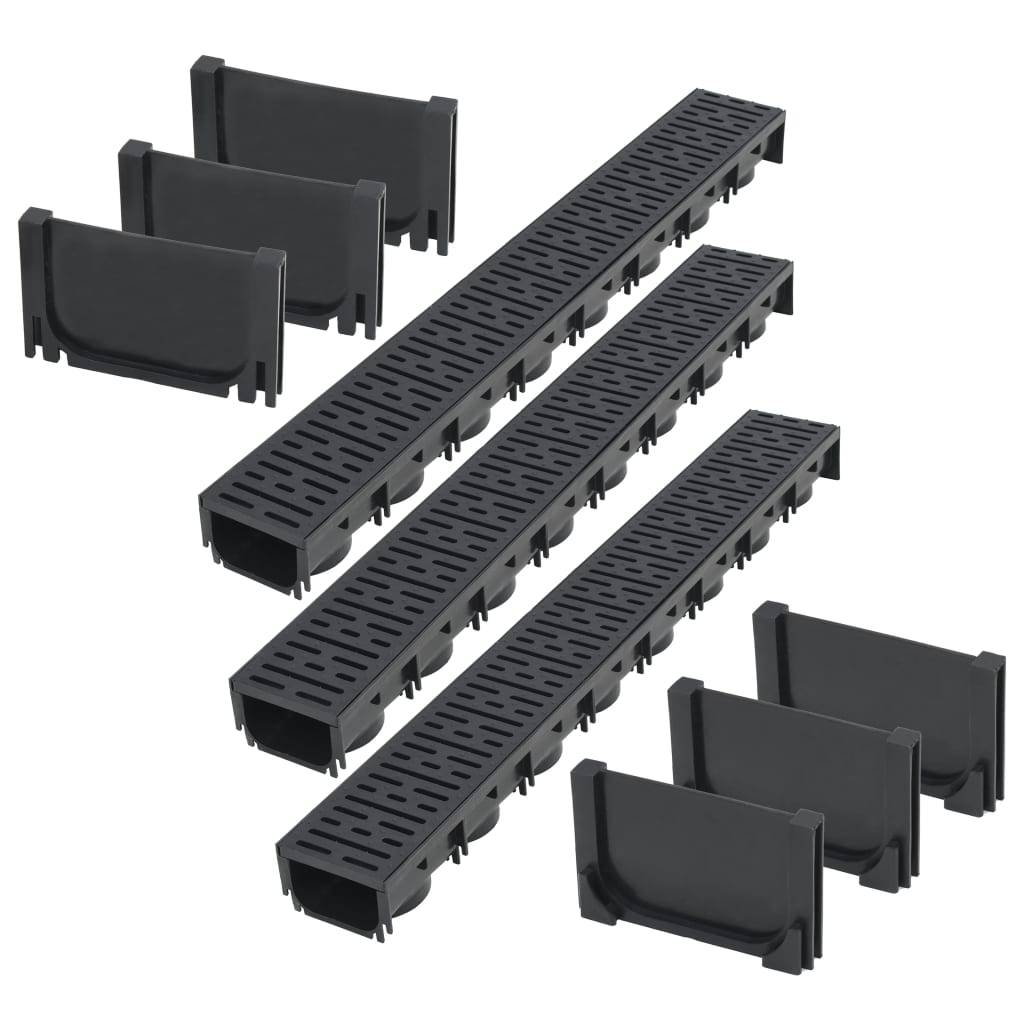 Berkfield Drainage Channels Plastic 3 m