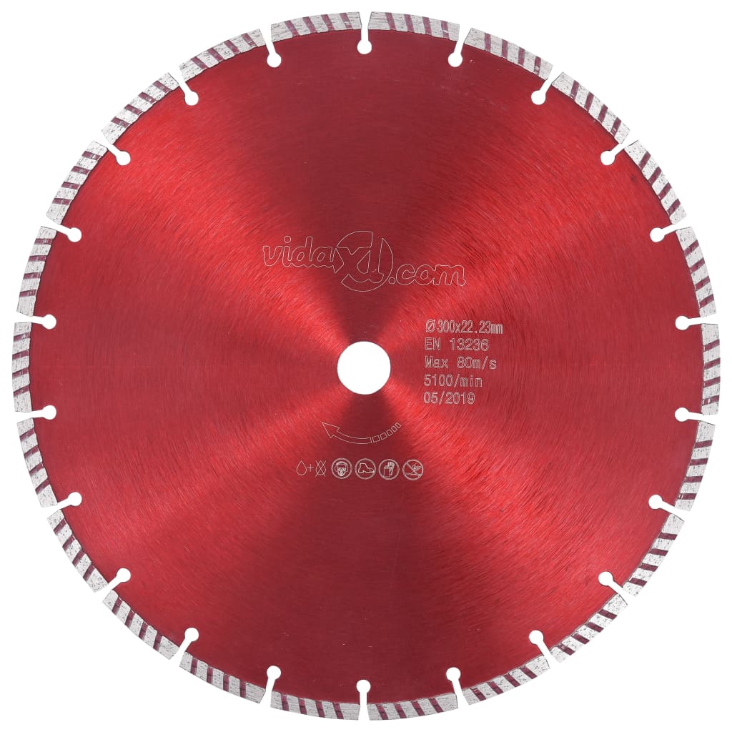 Berkfield Diamond Cutting Disc with Turbo Steel 300 mm