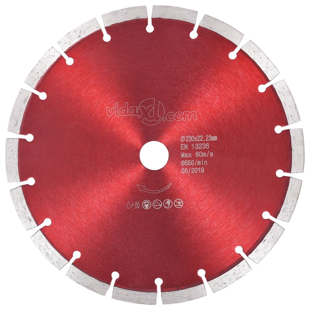 Berkfield Diamond Cutting Disc Steel 230 mm