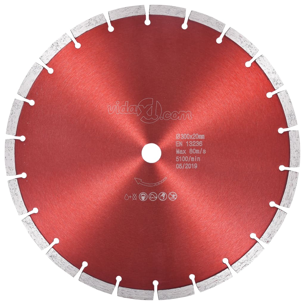Berkfield Diamond Cutting Disc Steel 300 mm