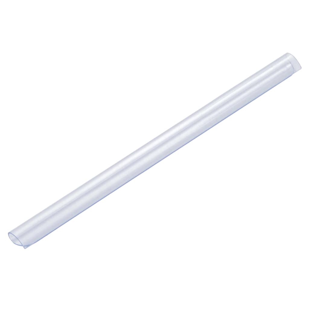 Berkfield 100 pcs Fence Strip Clips PVC Transparent