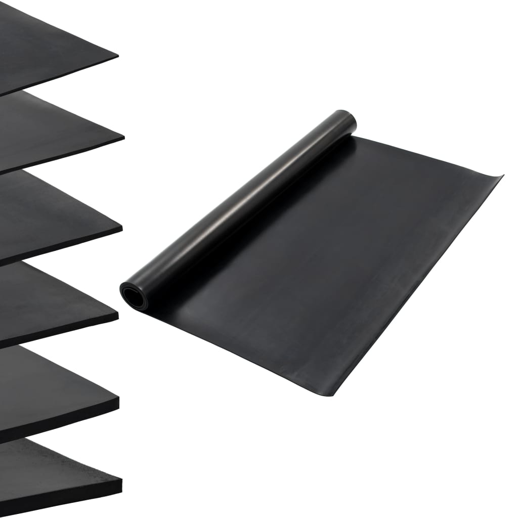 Berkfield Floor Mat Anti-Slip Rubber 1.2x2 m 4 mm Smooth