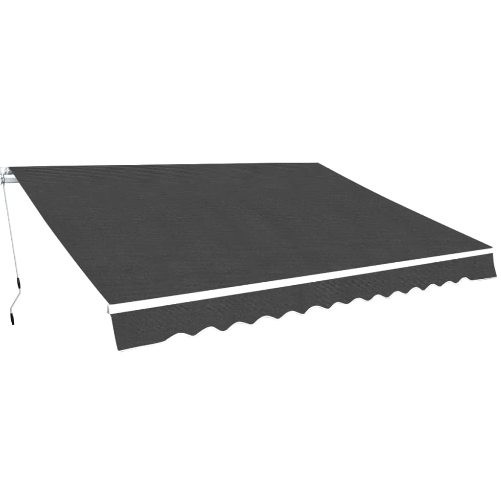 Berkfield Folding Awning Manual Operated 450 cm Anthracite