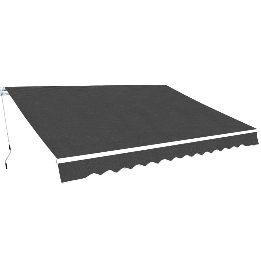 Berkfield Folding Awning Manual Operated 600 cm Anthracite
