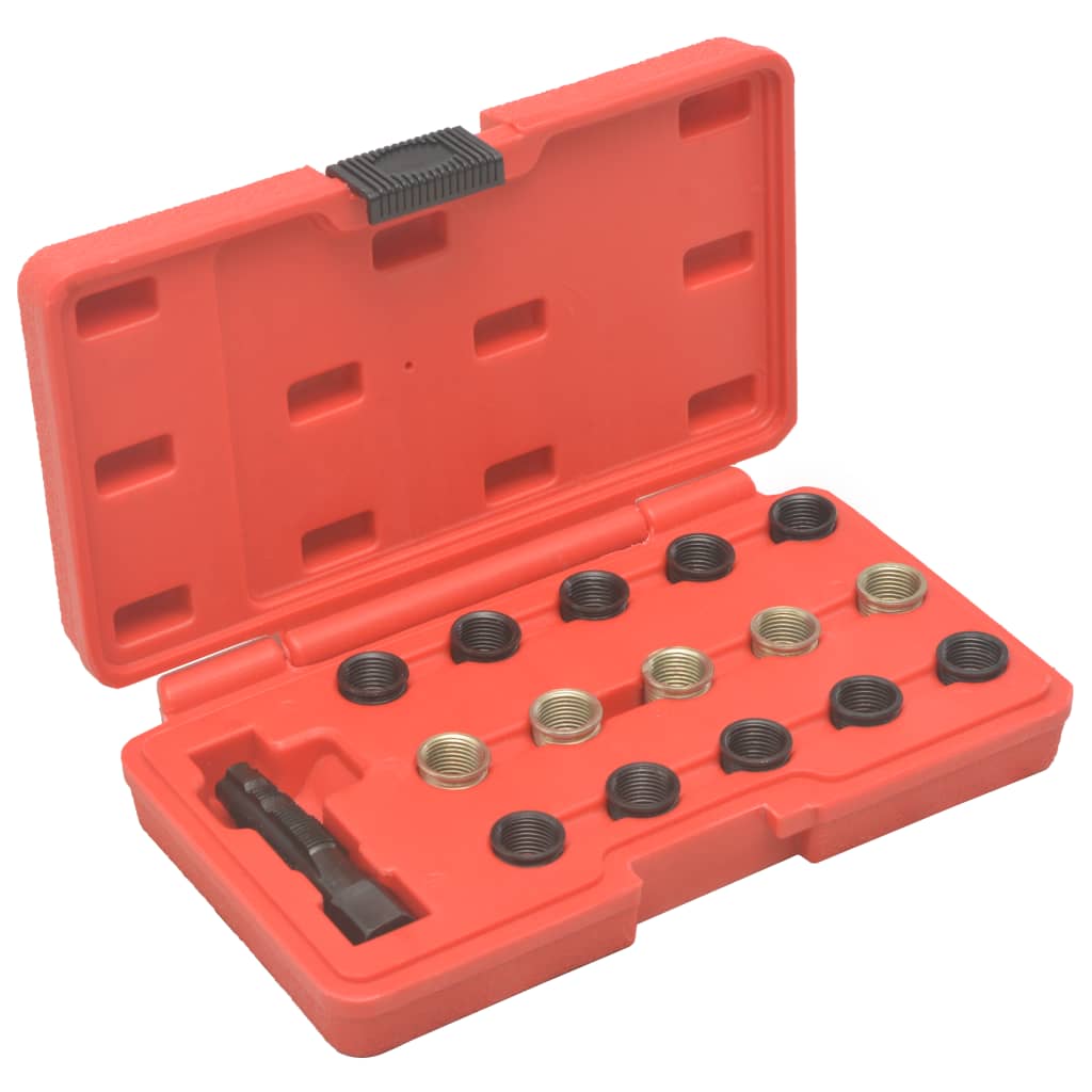 Berkfield 16 Piece Spark Plug Thread Repair Tool Kit M14x1.25