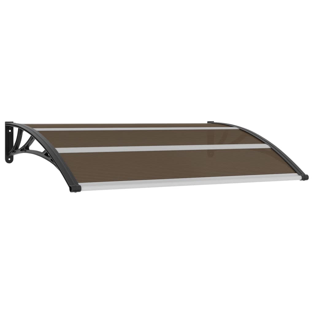 Berkfield Door Canopy Black 150x100 cm PC