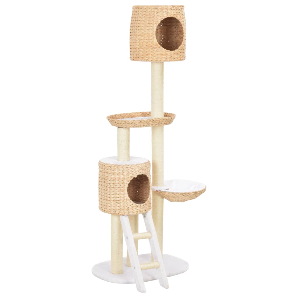Berkfield Cat Tree with Sisal Scratching Post Seagrass