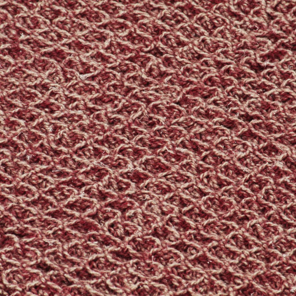 Berkfield Throw Cotton 160x210 cm Burgundy
