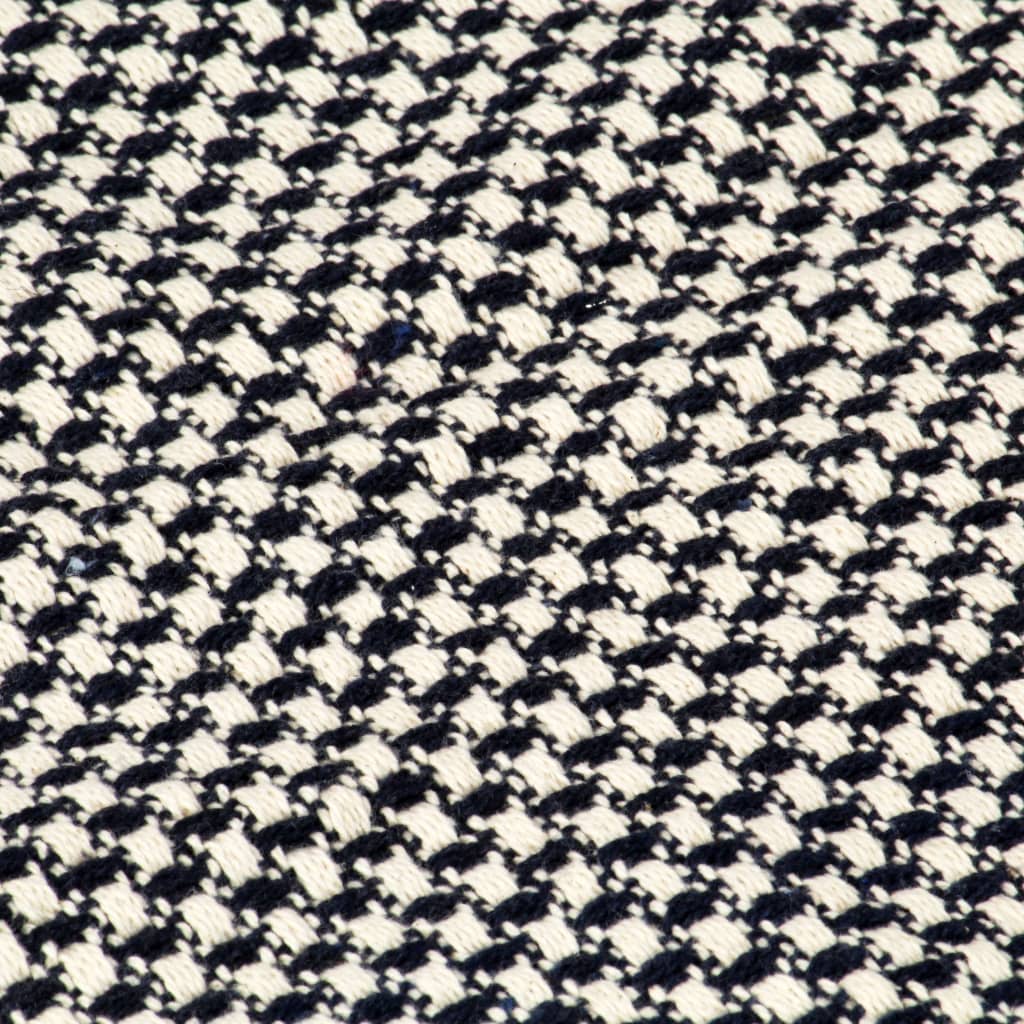 Berkfield Throw Cotton 160x210 cm Navy Blue