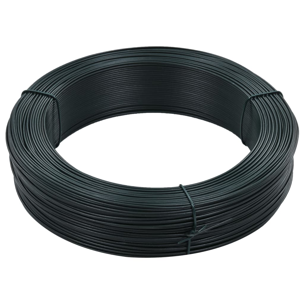 Berkfield Fence Binding Wire 250 m 1.6/2.5 mm Steel Blackish Green