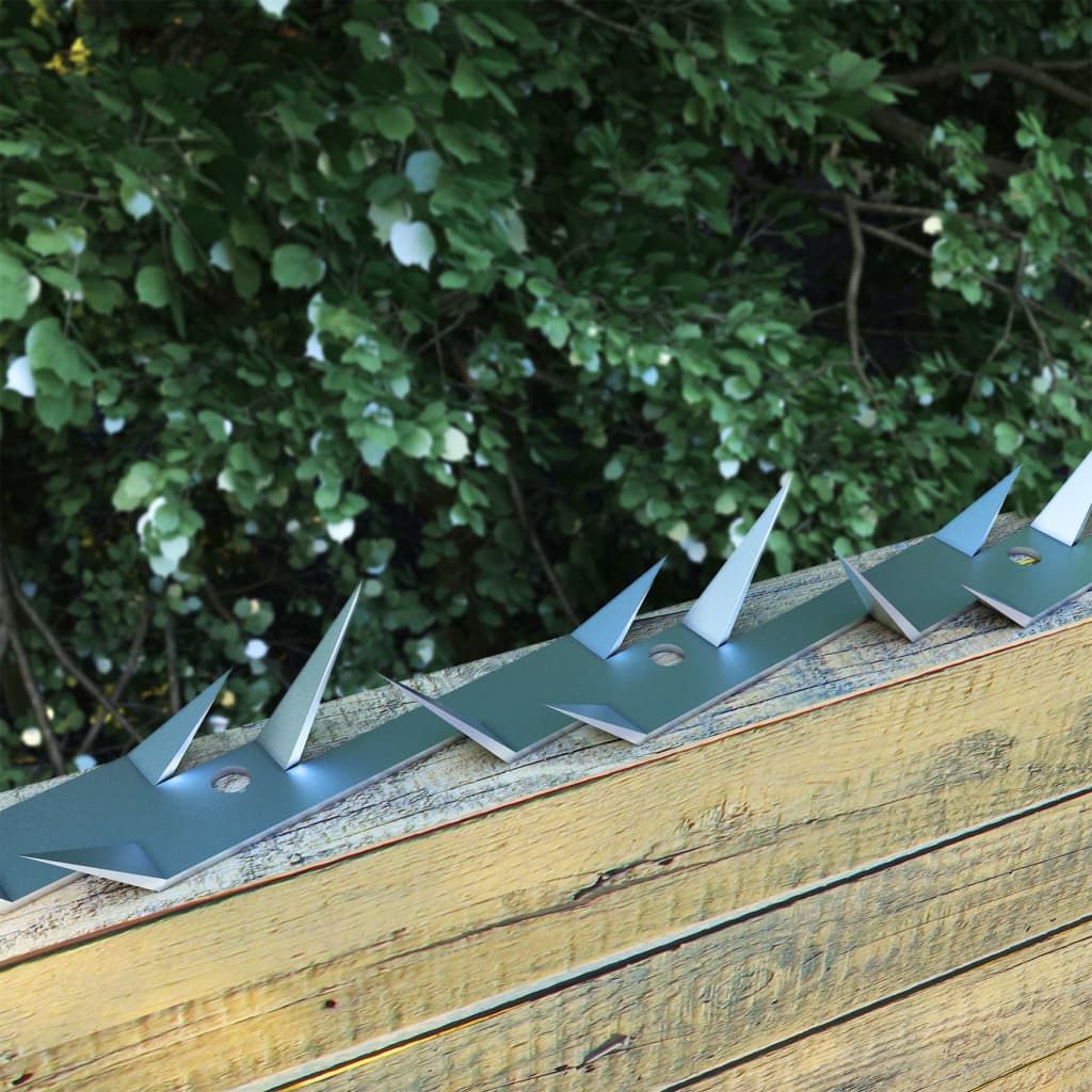 Berkfield Wall Spikes 25 pcs Steel 1 m