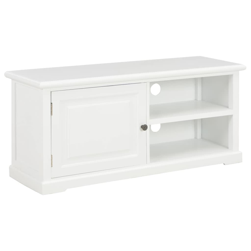 Berkfield TV Cabinet White 90x30x40 cm Wood