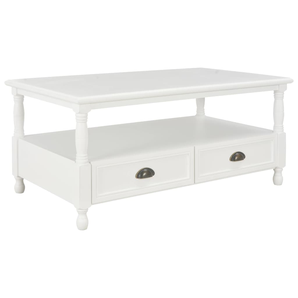 Berkfield Coffee Table White 100x55x45 cm Wood