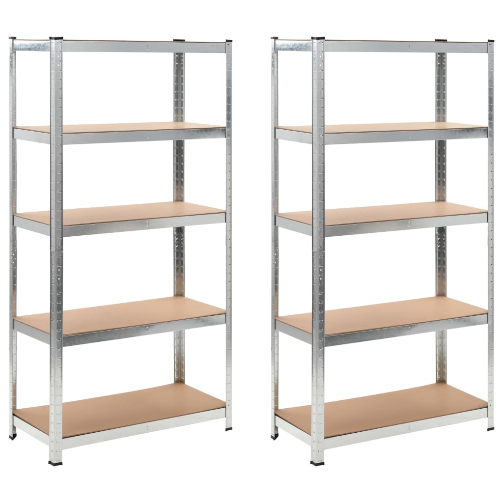 Berkfield Storage Shelves 2 pcs 90x40x180 cm MDF