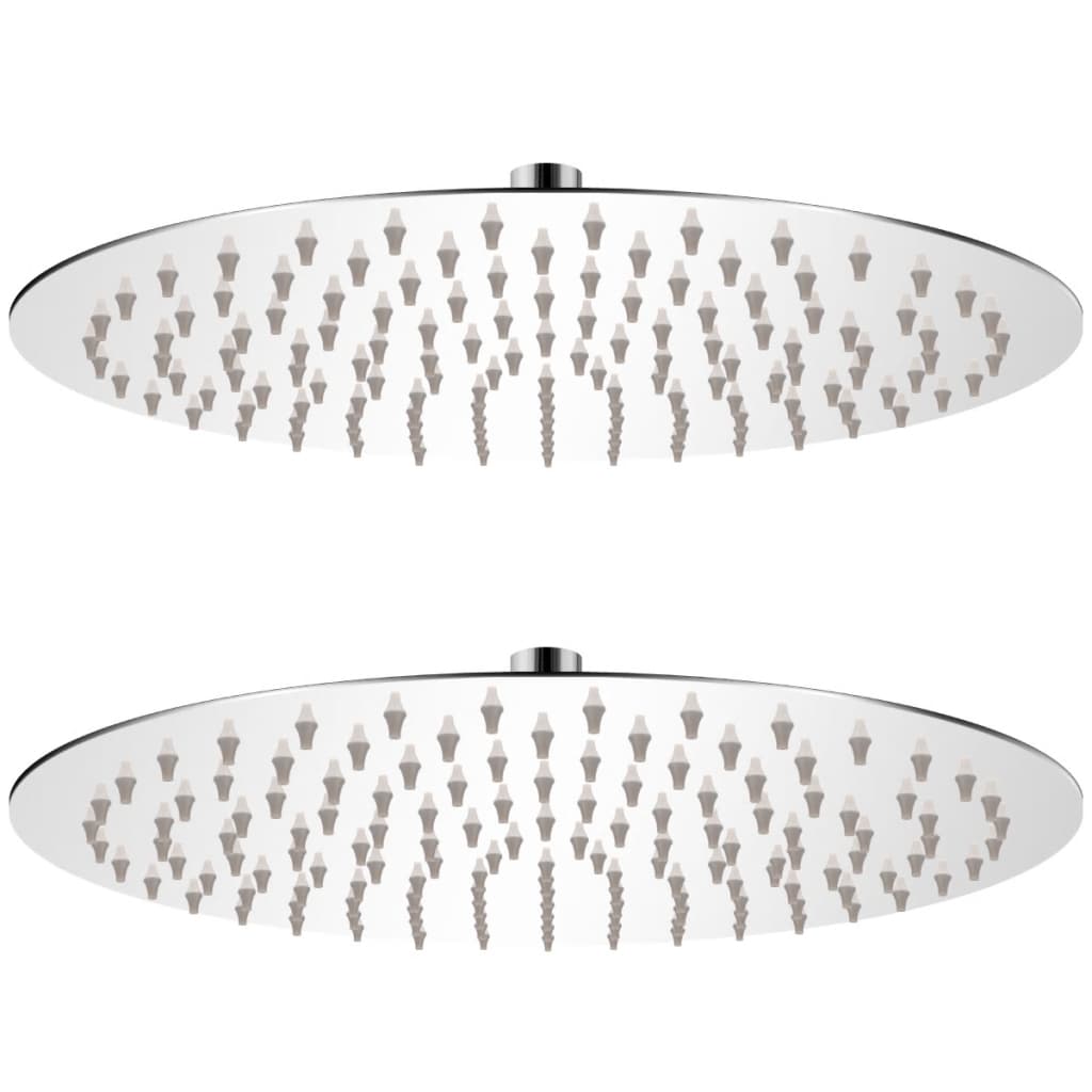 Berkfield Rain Shower Head 2 pcs Stainless Steel �_�”�_ 30 cm