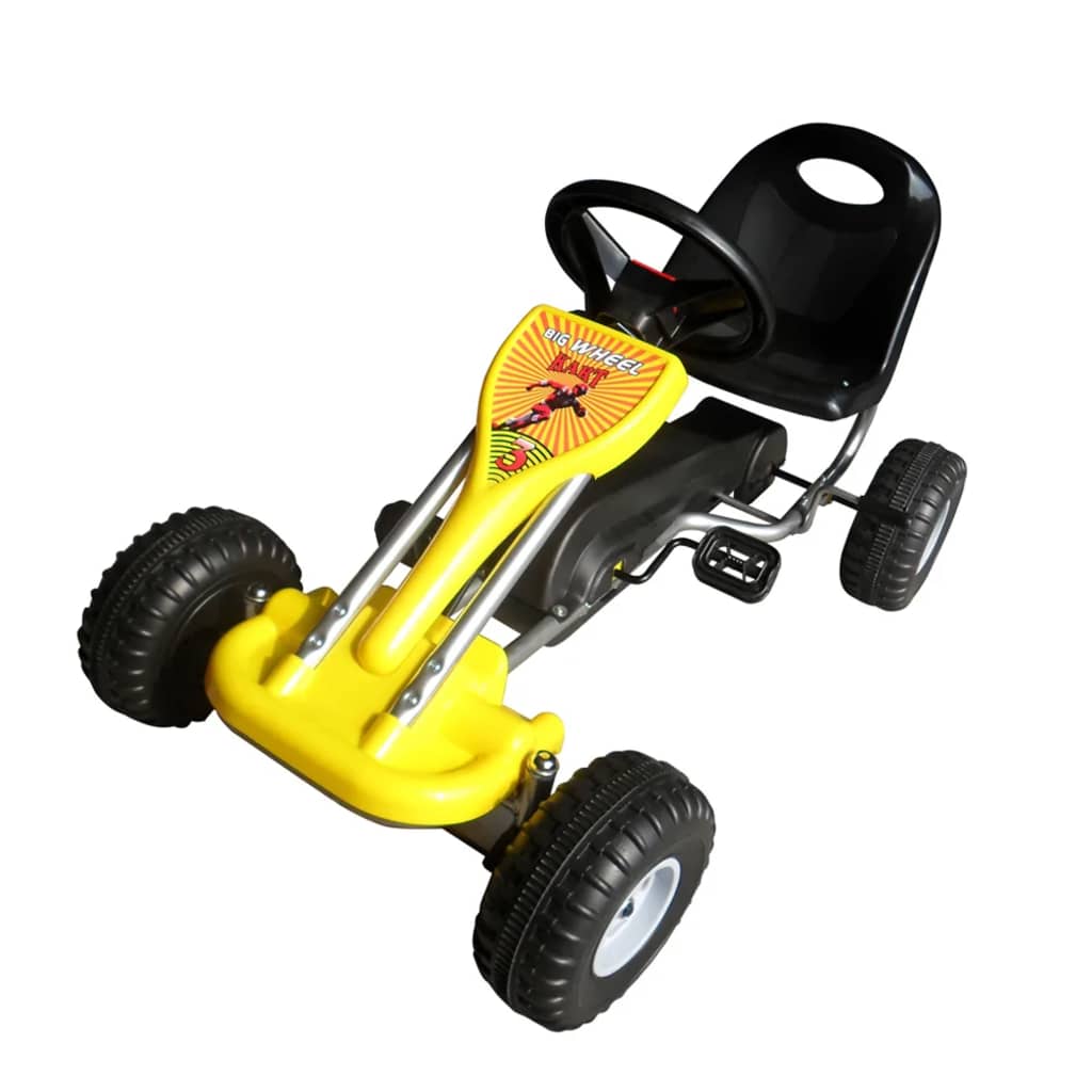 Berkfield Pedal Go Kart Yellow