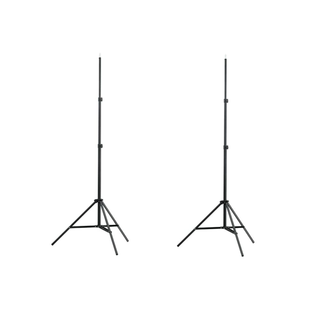 Berkfield Light Stands 2 pcs Height 78-210 cm