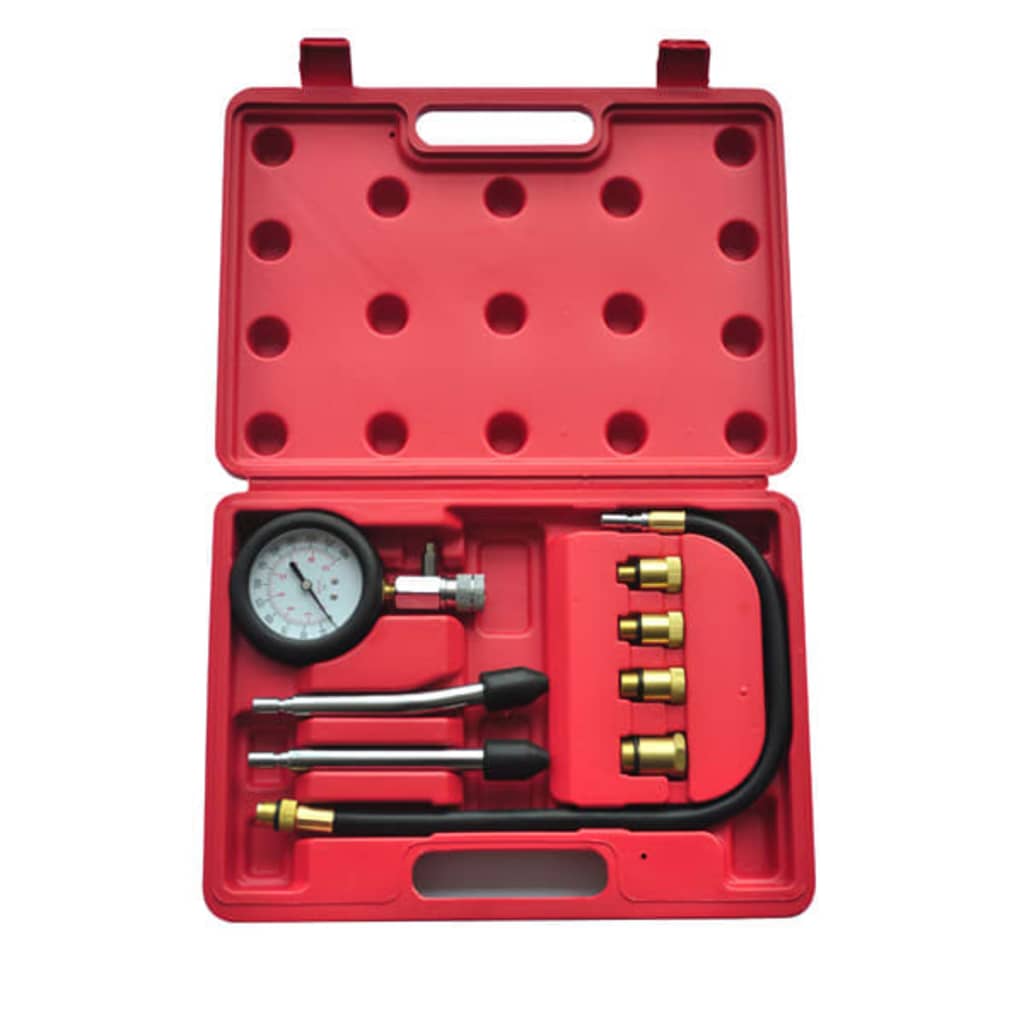 Berkfield 9-Piece Compression Test Kit Petrol Engine