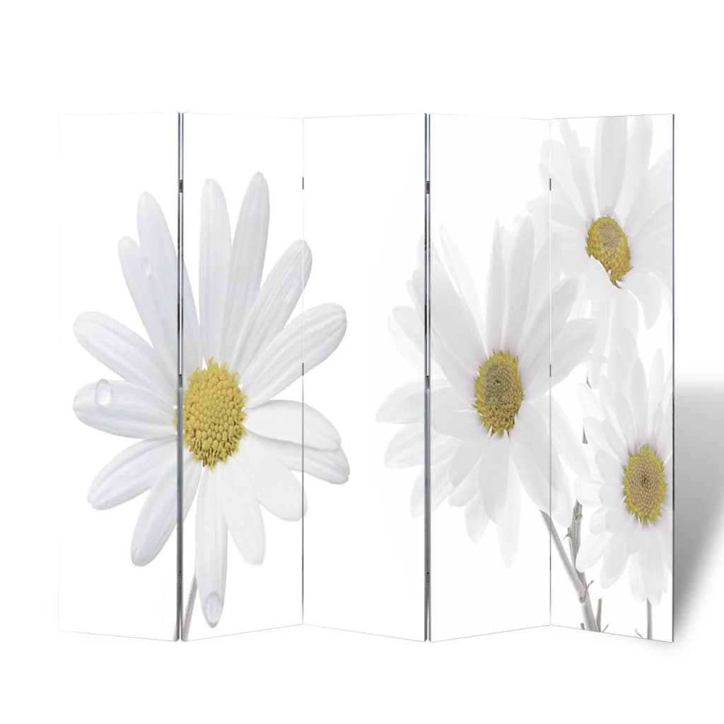 Berkfield Folding Room Divider 200x170 cm Flower