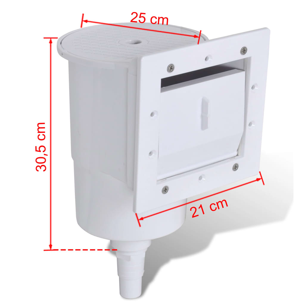 Berkfield 8 Piece Pool Skimmer Set 21x25x30.5 cm