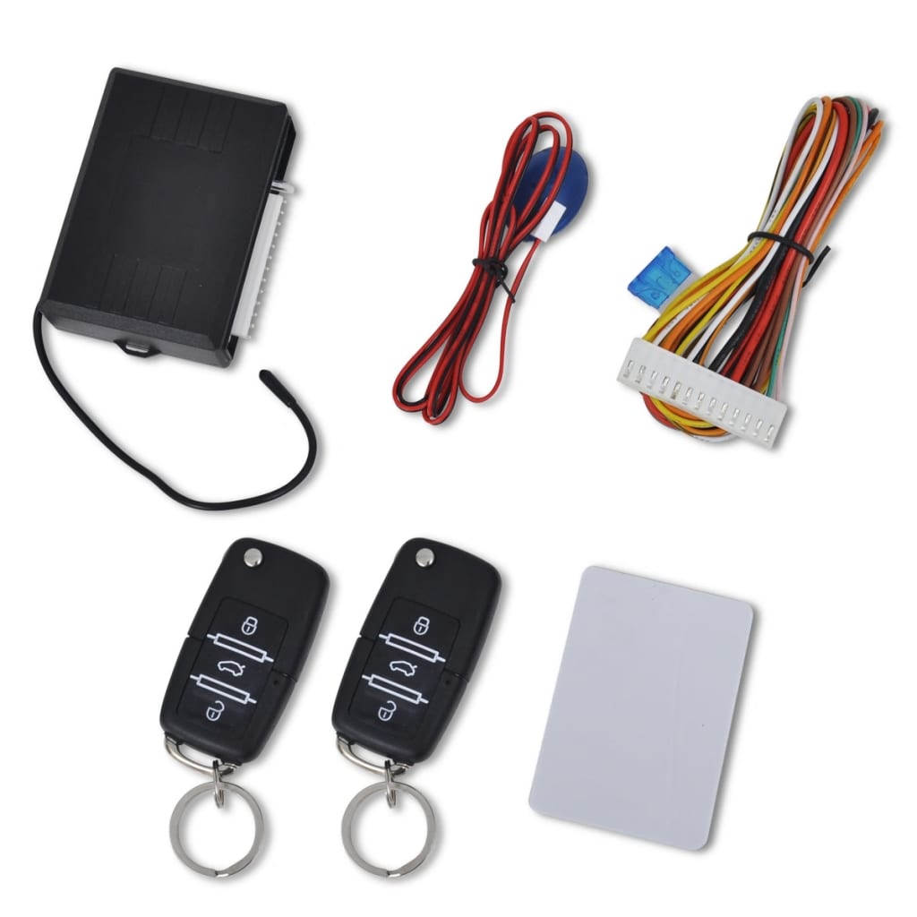 Berkfield Car Central Door Locking Set with 2 Remote Keys for VW Skoda Audi