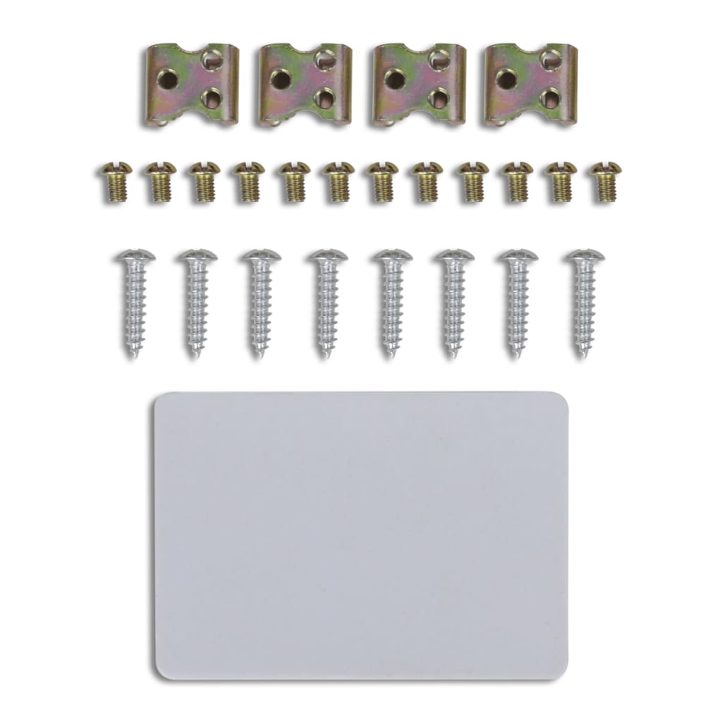 Berkfield Car Central Door Lock Kit with 2 Key Remotes for VW/Audi/Skoda&4 Motor