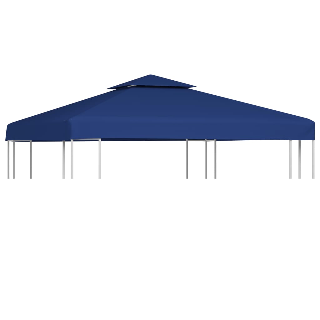 Berkfield Gazebo Cover Canopy Replacement 310 g / m�__ Dark Blue 3 x 3 m