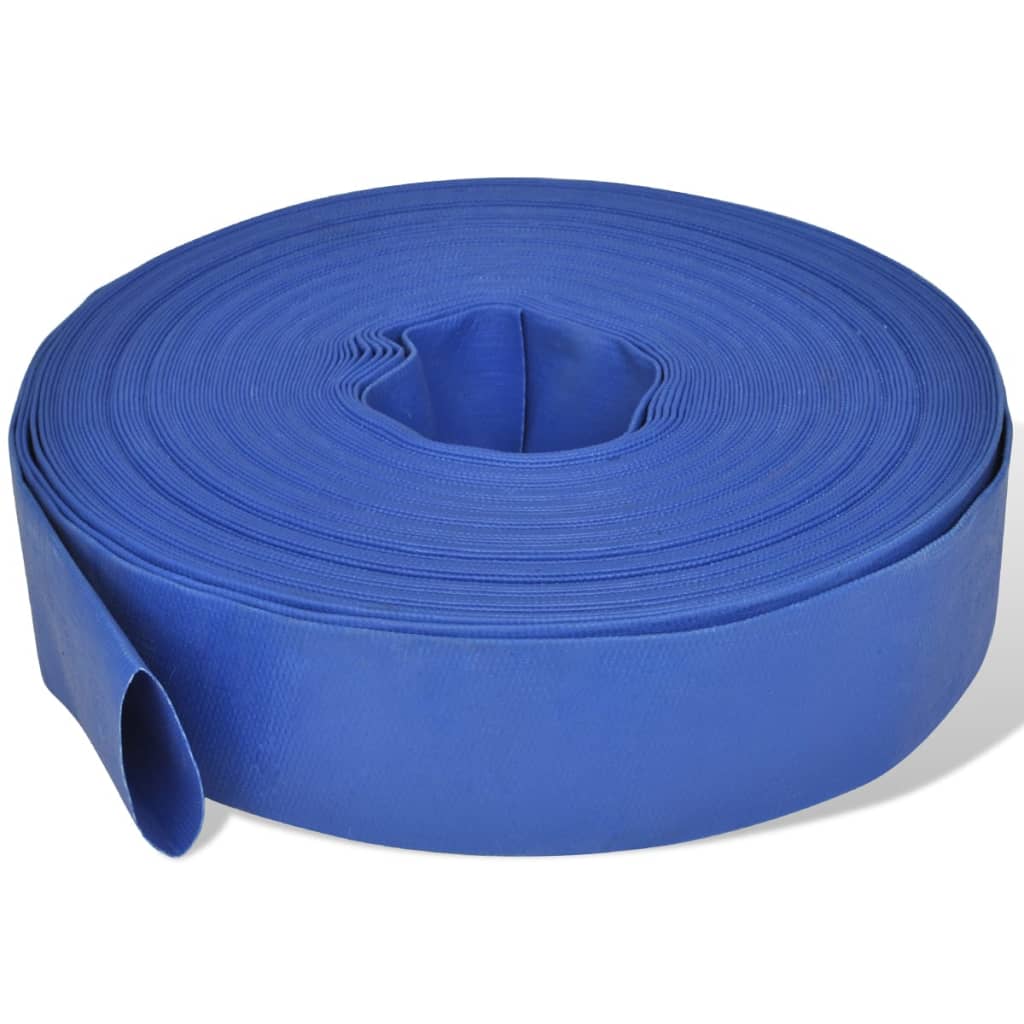Berkfield Flat Hose 50 m 2" PVC Water Delivery