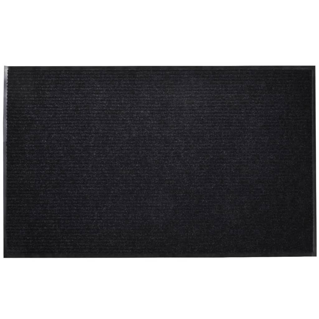Berkfield Door Mat 90 x 150 cm Black PVC