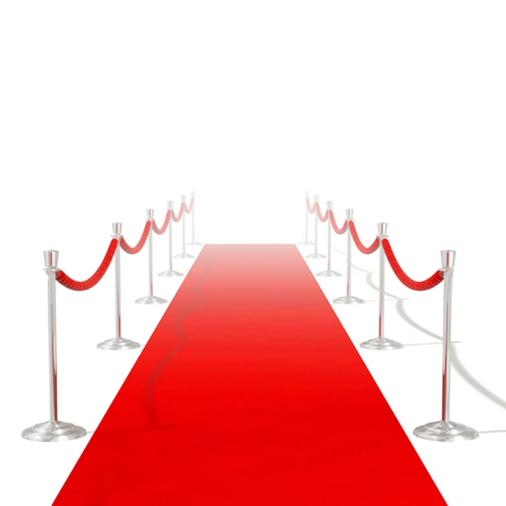 Berkfield Red Carpet 1 x 20 m Extra Heavy 400 g/m2