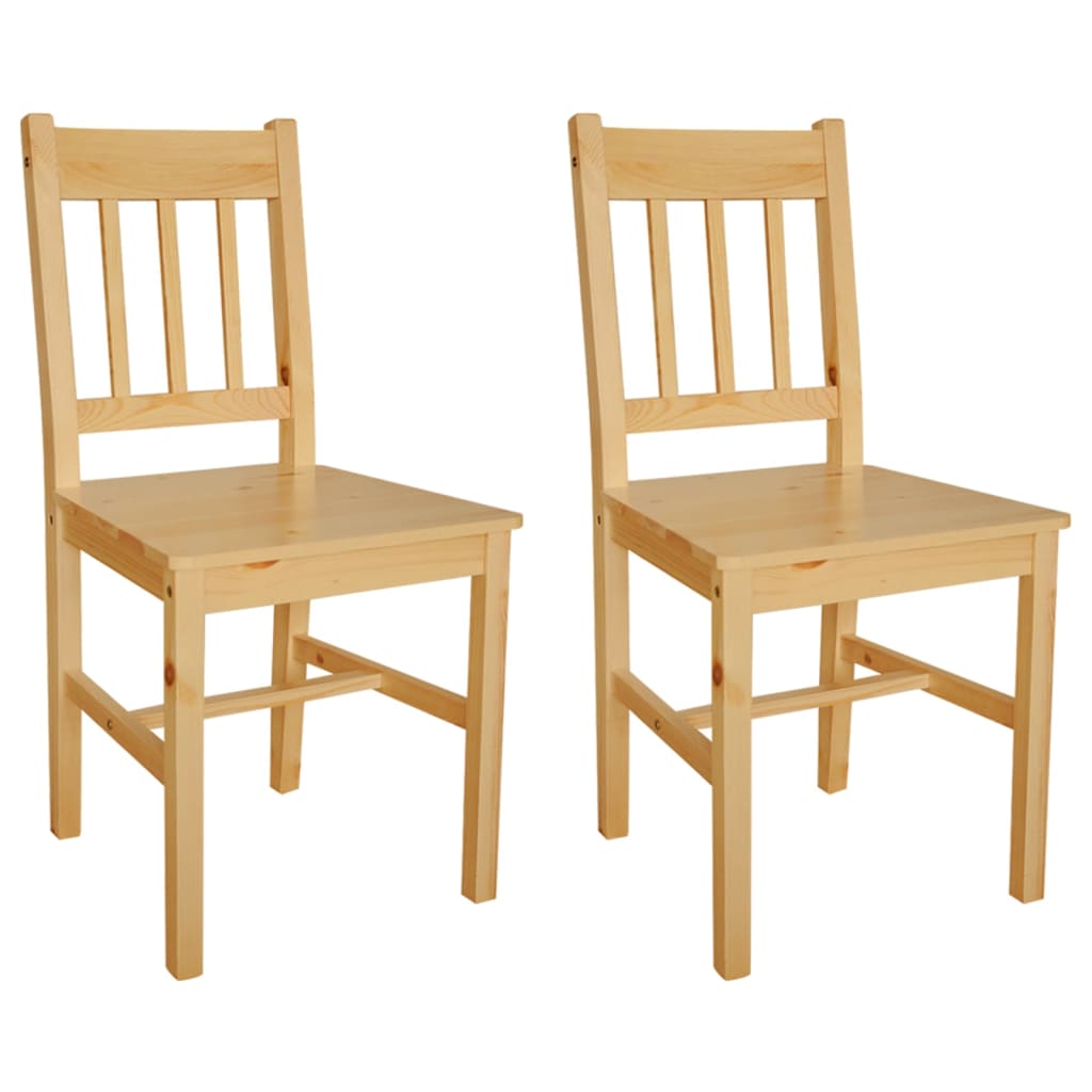 Berkfield Dining Chairs 2 pcs Pinewood
