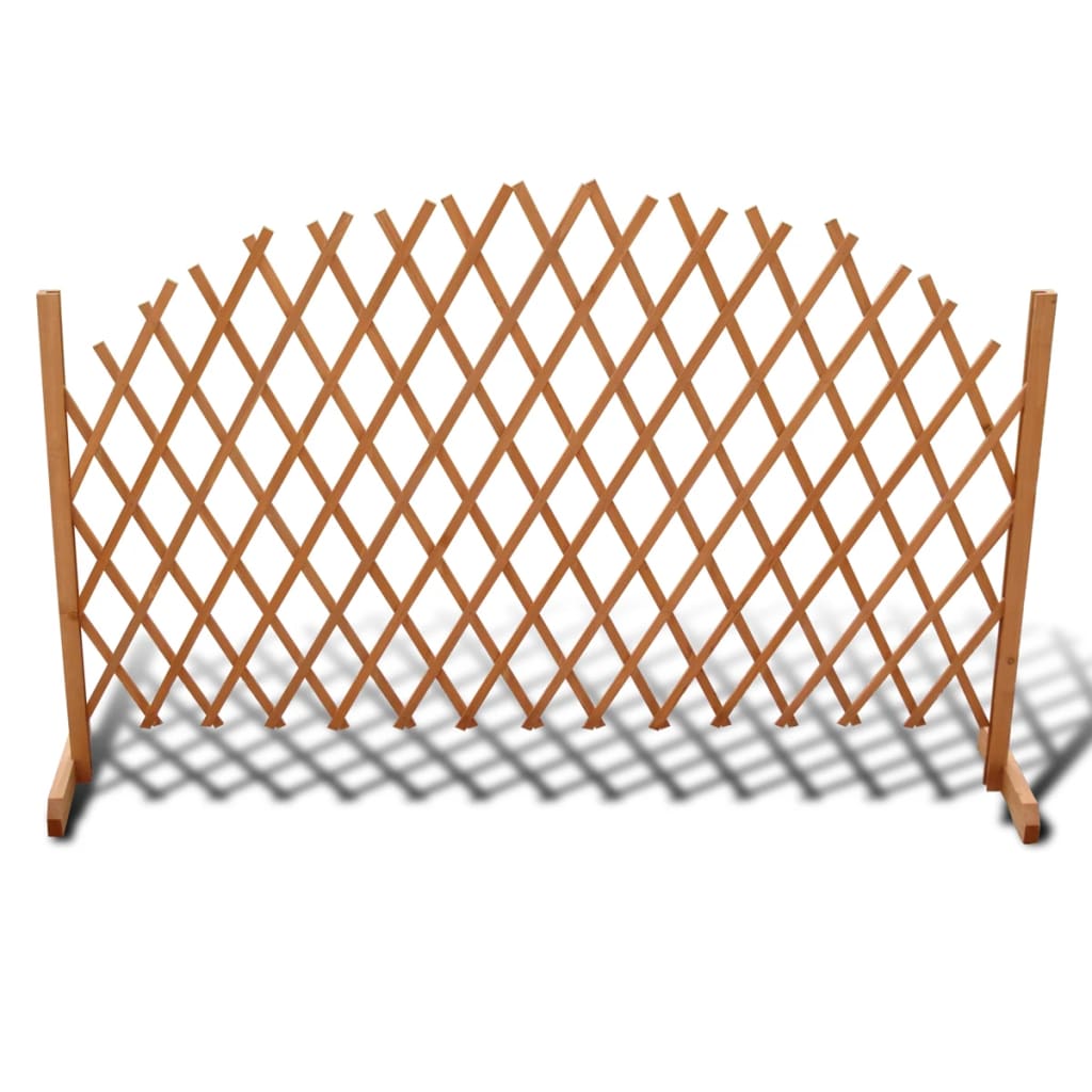 Berkfield Trellis Fence Solid Wood 180x100 cm