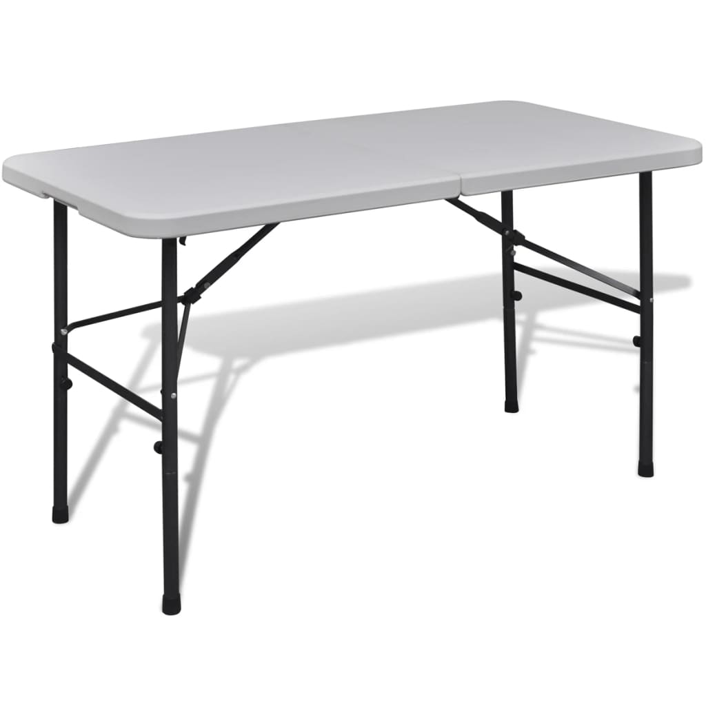 Berkfield Foldable Garden Table 122 cm HDPE White