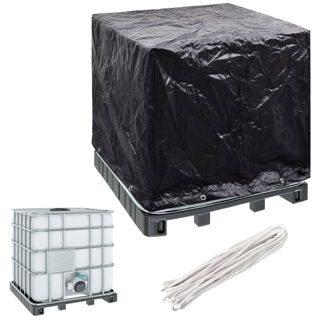 Berkfield IBC Container Cover 8 Eyelets 116x100x120 cm
