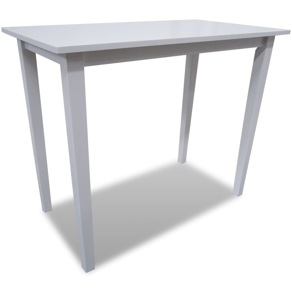 Berkfield Wooden Bar Table White