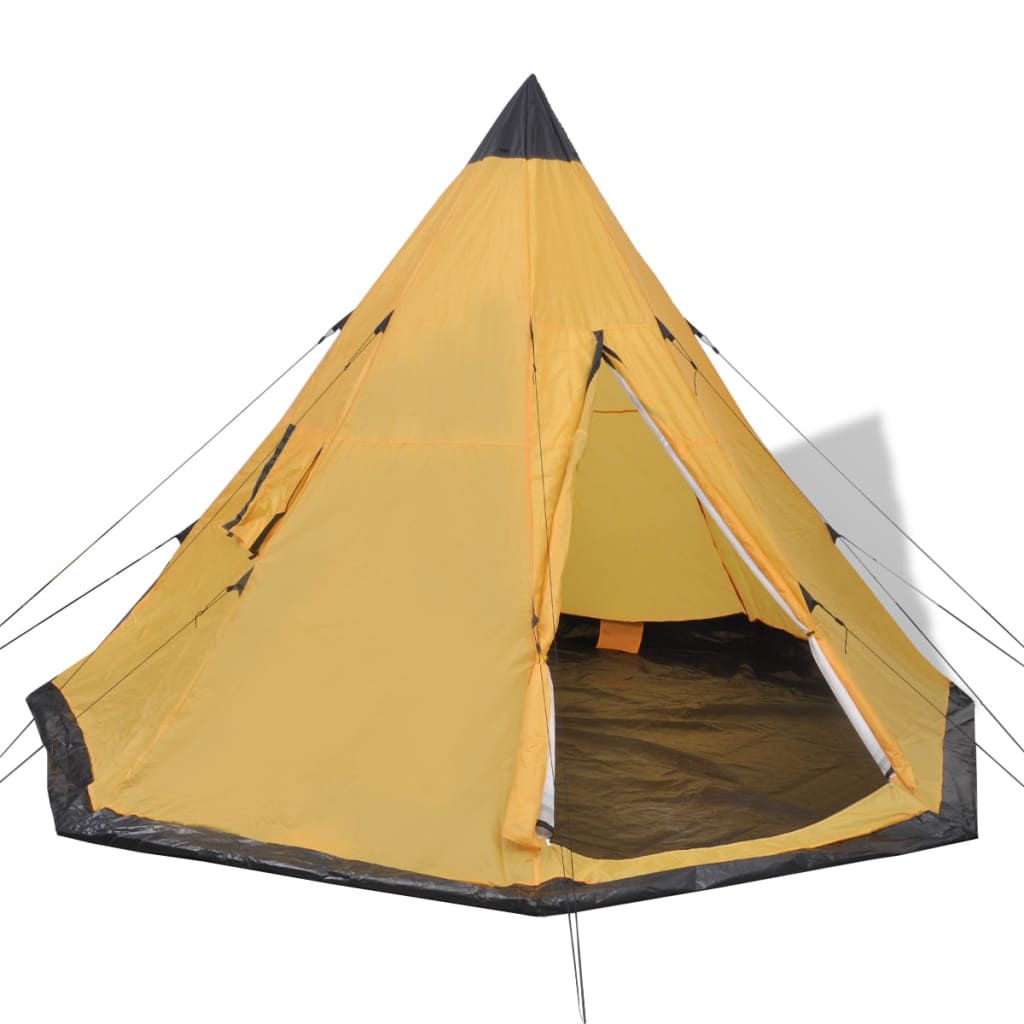Berkfield 4-person Tent Yellow