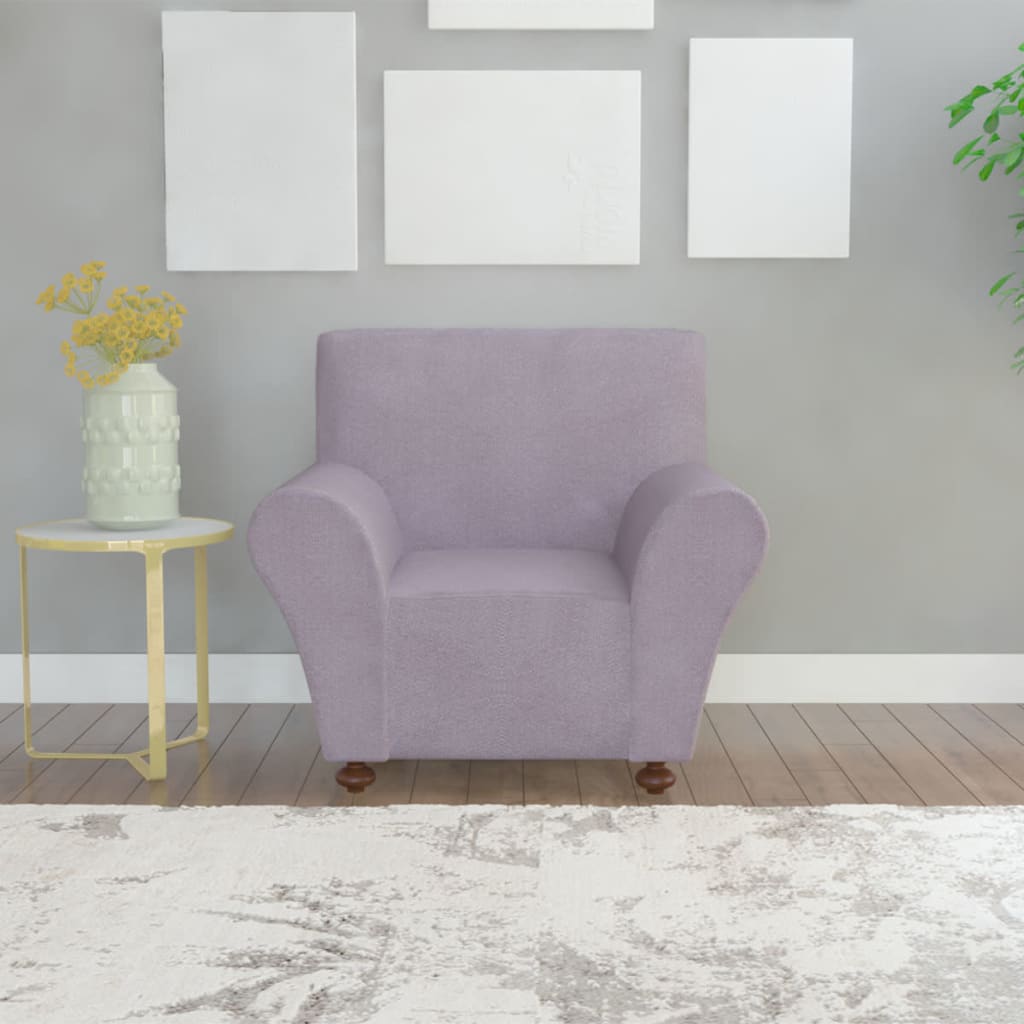 Berkfield Stretch Couch Slipcover Grey Polyester Jersey
